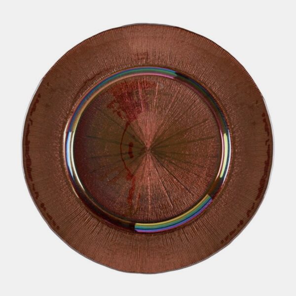 Wholesale glass charger plate PZ-045 product photo